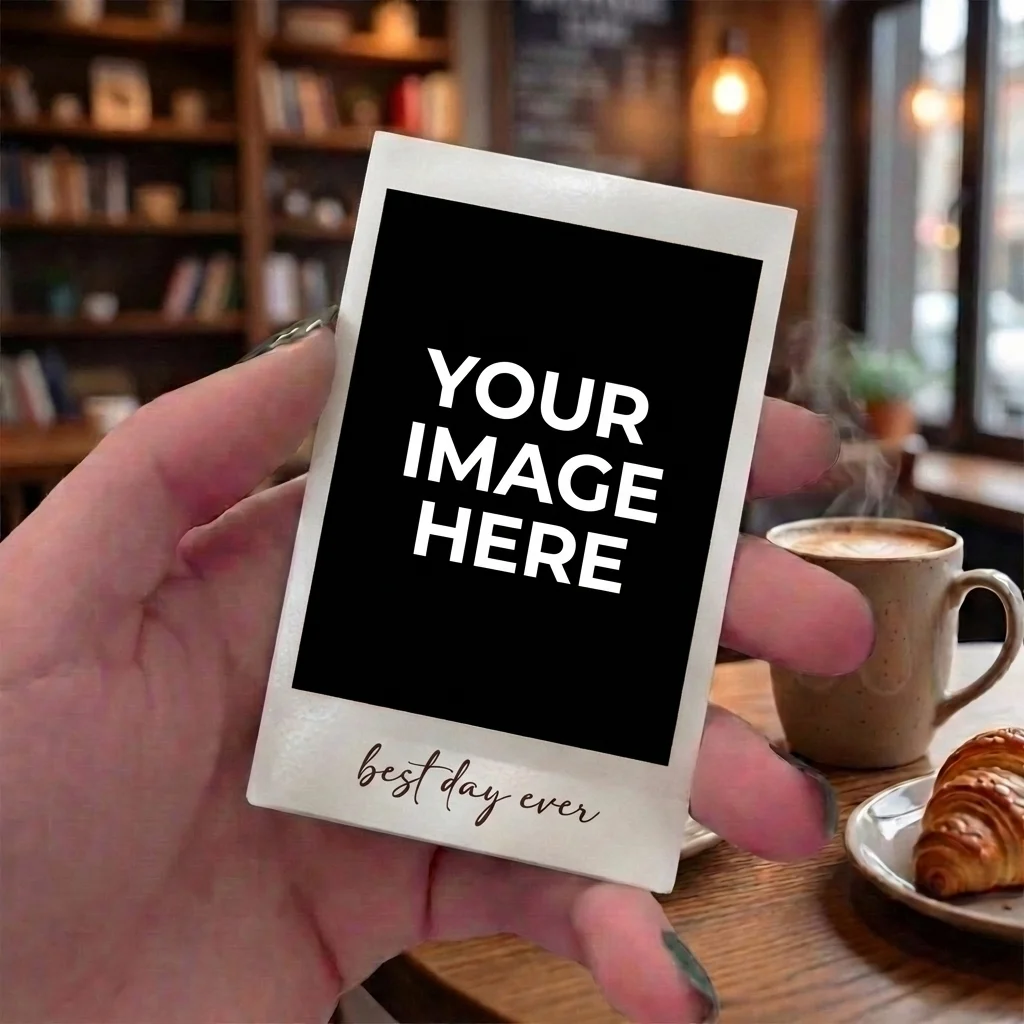 Mini Polaroids with Text