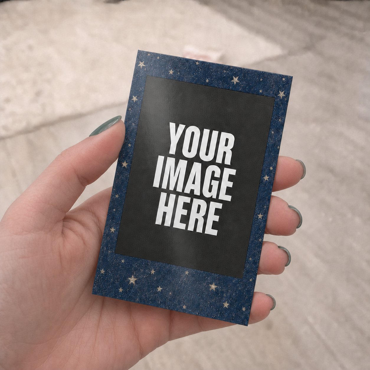 Mini Navy Starry Night Polaroids