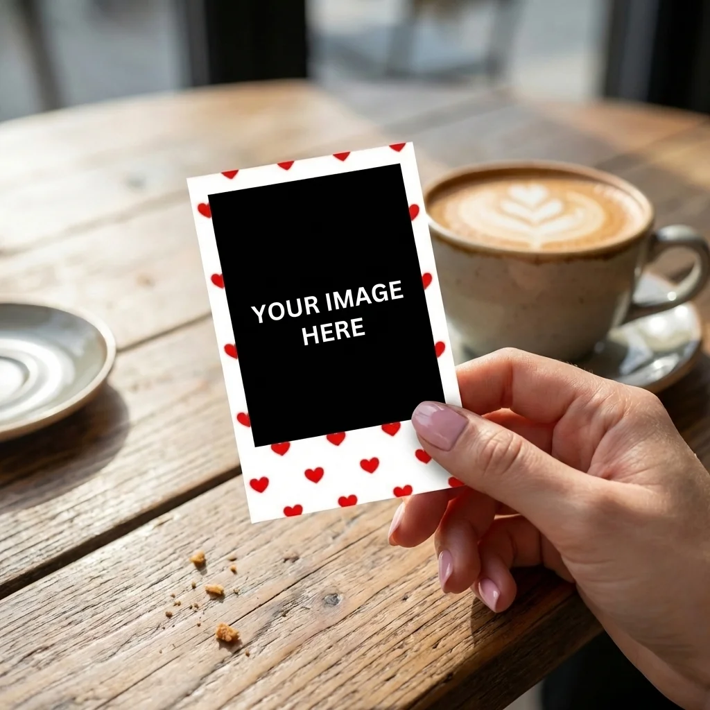Mini Hearts Polaroids