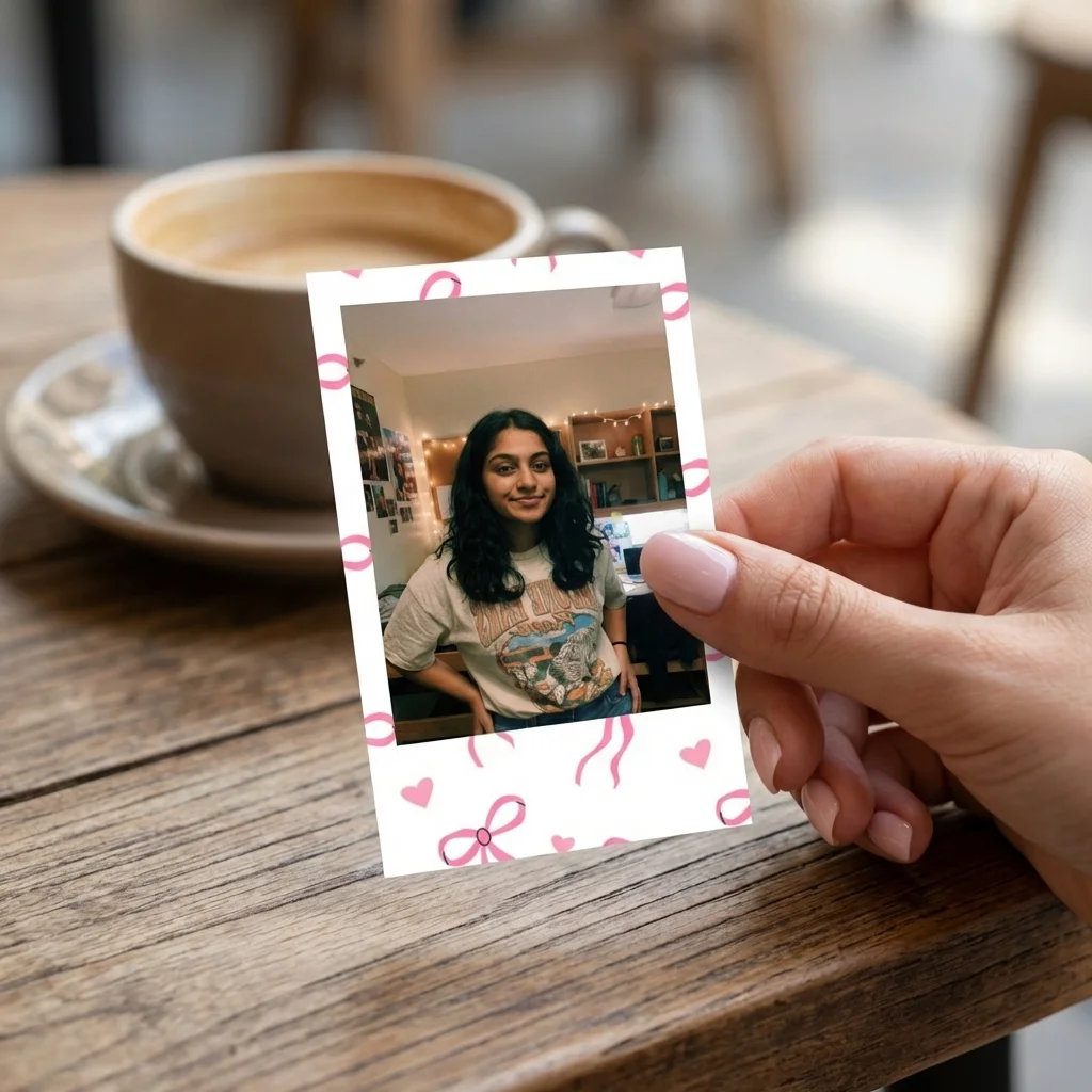 Mini Cute Bow Polaroids