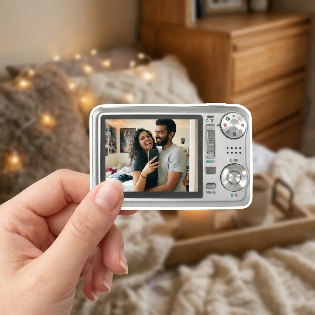 Vintage Camera Photo Sticker