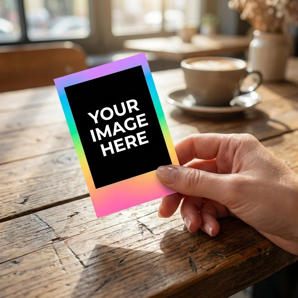 Mini Rainbow Polaroids